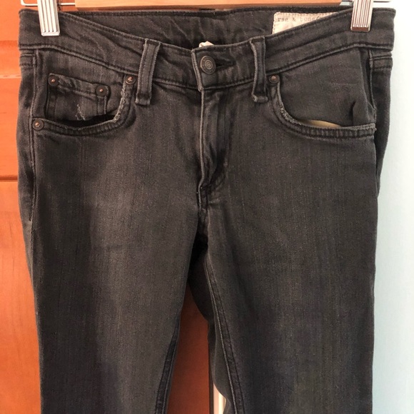 rag&bone Grey Ripped Skinny - Picture 2 of 5